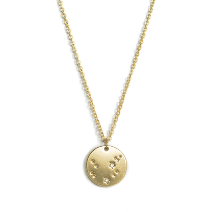 AQUARIUS Zodiac Necklace - Gold - (Jan 20-Feb 18) Zodiac Necklace