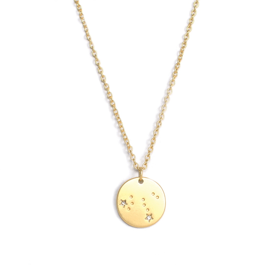 LEO Zodiac Necklace - Gold - (July 23-Aug 22) Zodiac Necklace