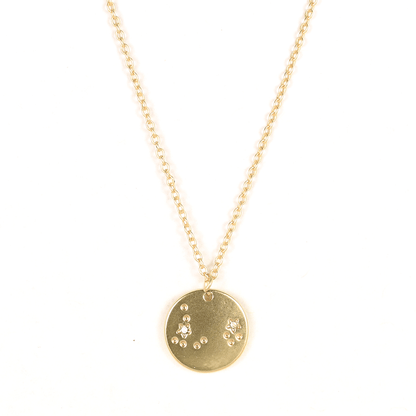 PISCES Zodiac Necklace - Gold - (Feb 19-Mar 20) Zodiac Necklace