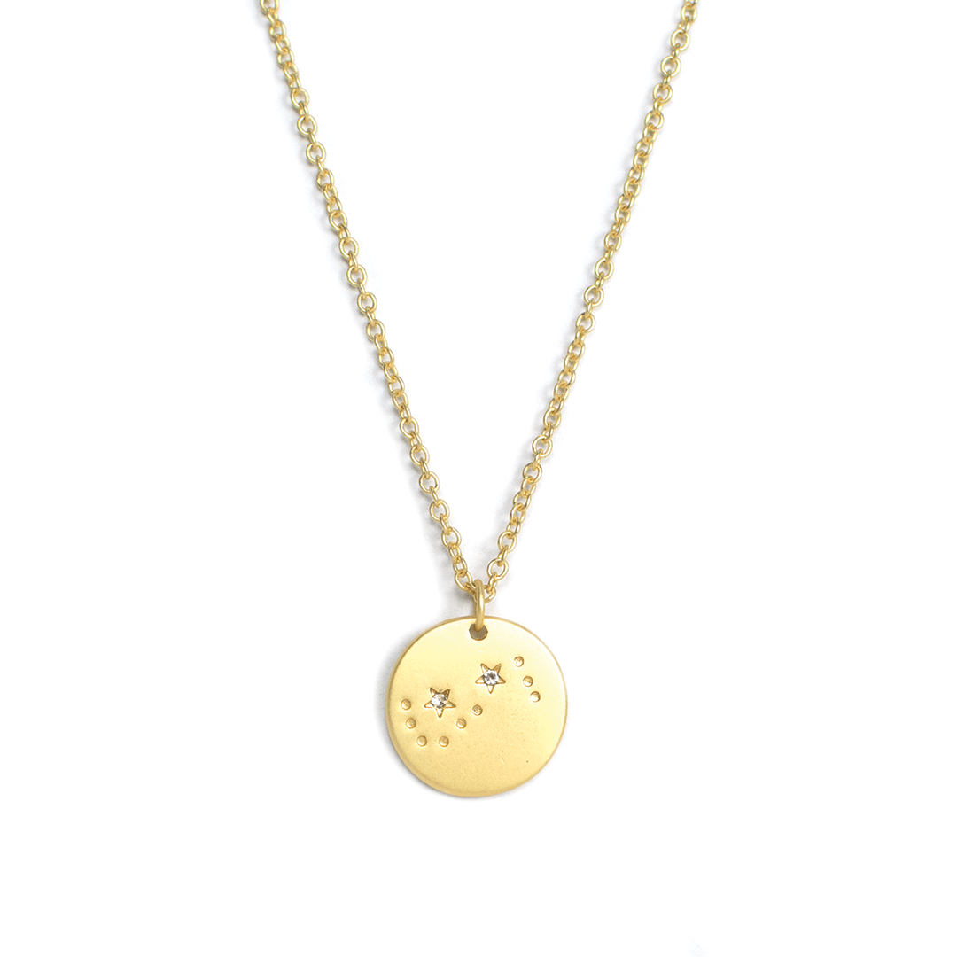 SCORPIO Zodiac Necklace - Gold - (Oct 23-Nov 21) Zodiac Necklace