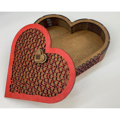 Heart-Shaped Box Jewelry Box   