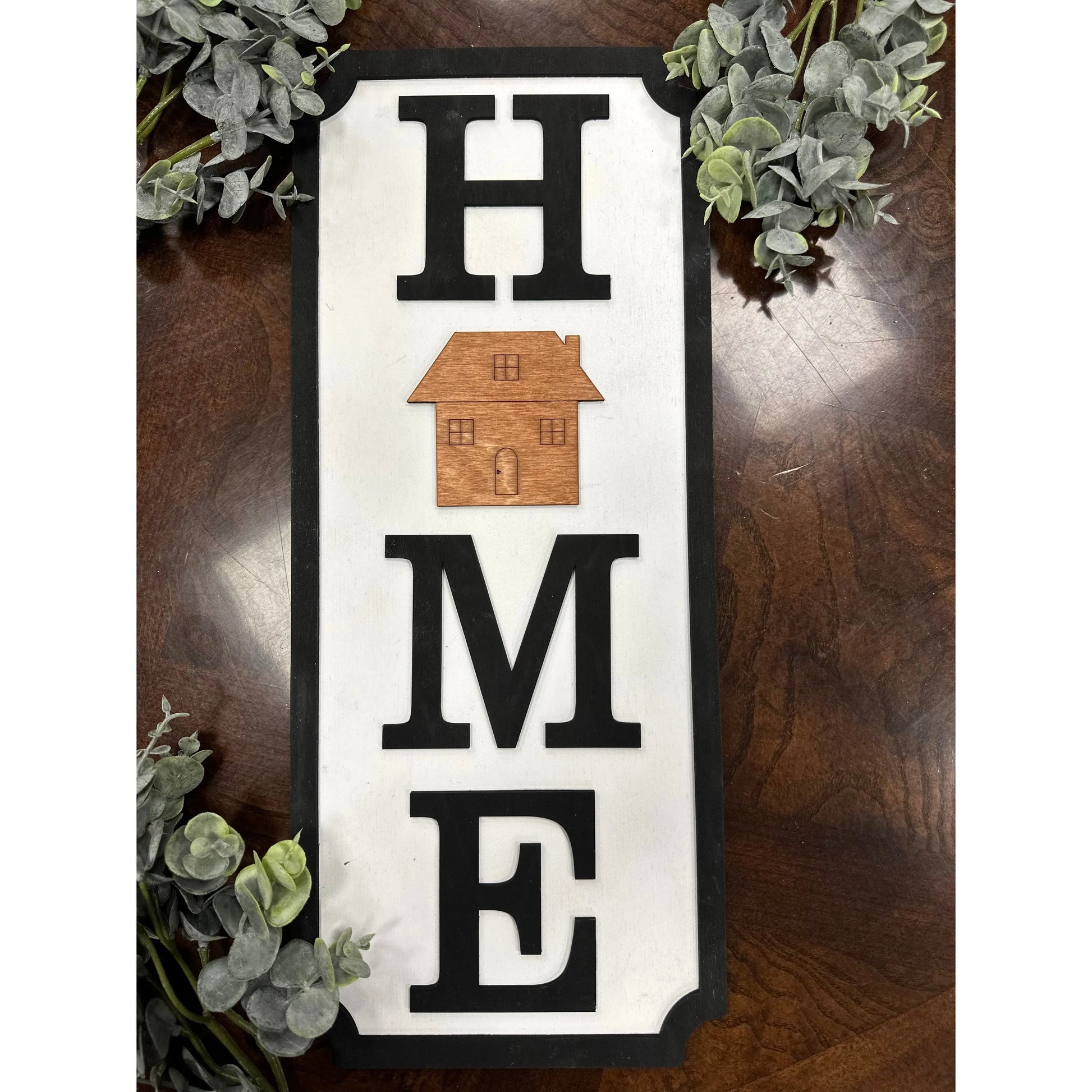 HOME Banner Sign Wall Decor   