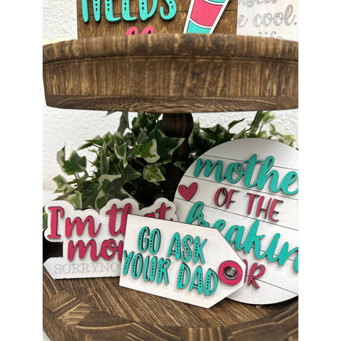 I’m That Mom Tiered Tray Decor Tiered Tray   