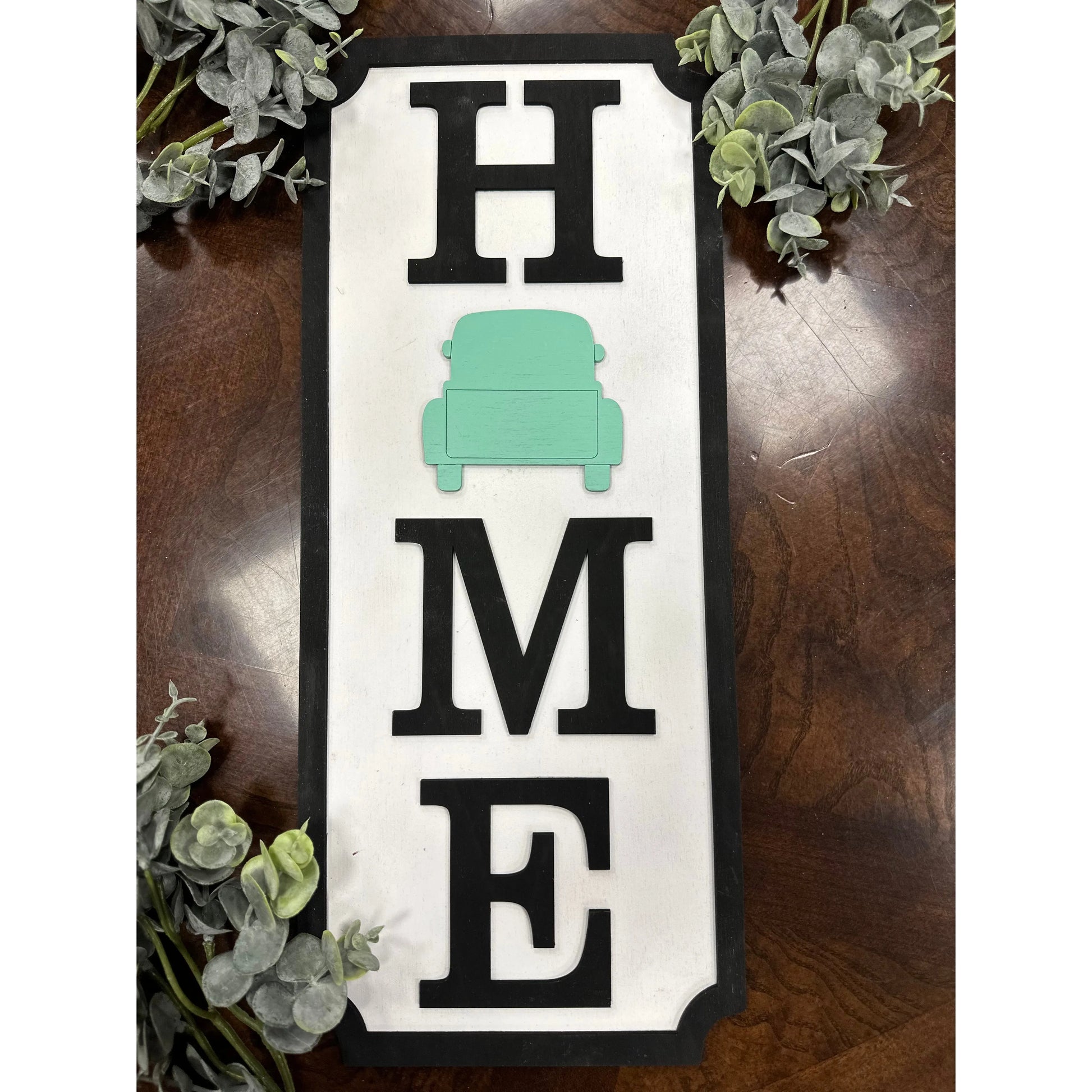 HOME Banner Sign Wall Decor   