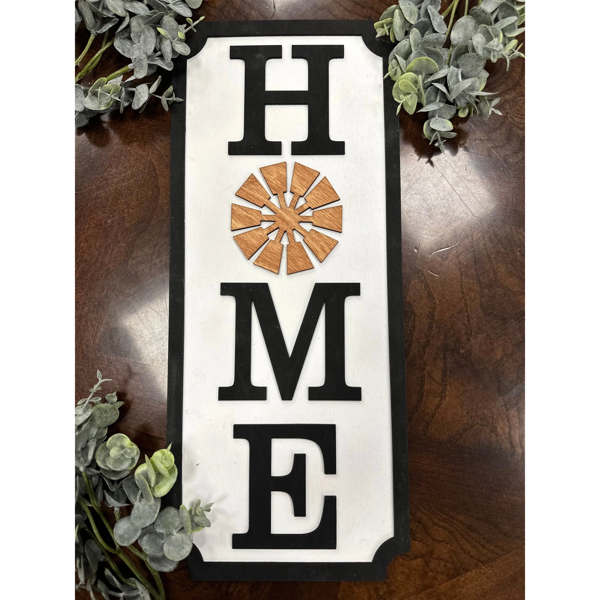 HOME Banner Sign Wall Decor   