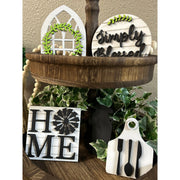 Simply Blessed Tiered Tray Decor Tiered Tray   