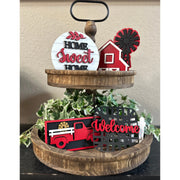 Home Sweet Home Tiered Tray Decor Tiered Tray   