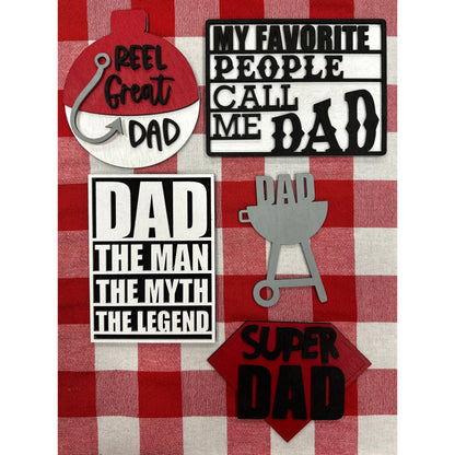 Super Dad Tiered Tray Decor 