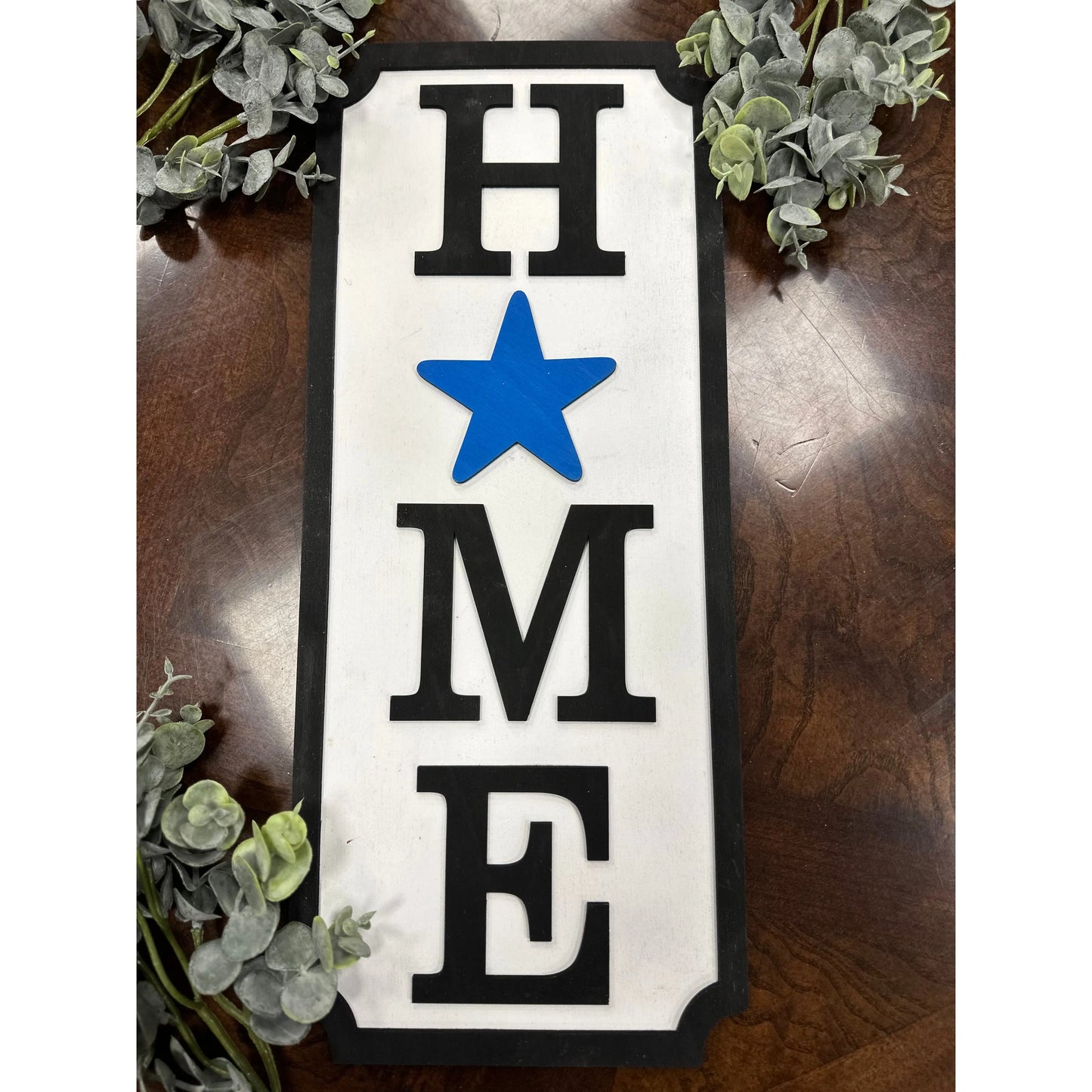 HOME Banner Sign Wall Decor   
