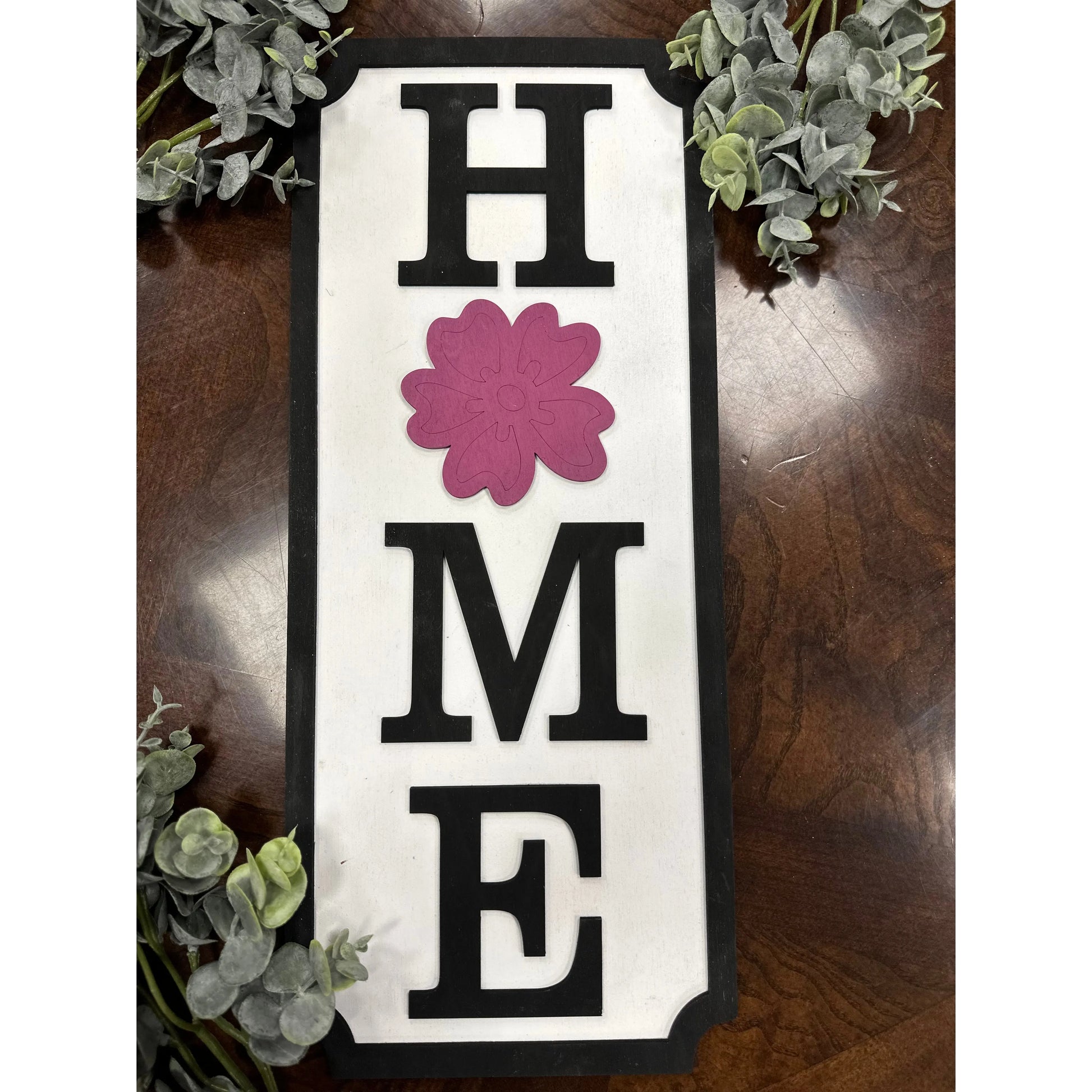 HOME Banner Sign Wall Decor   