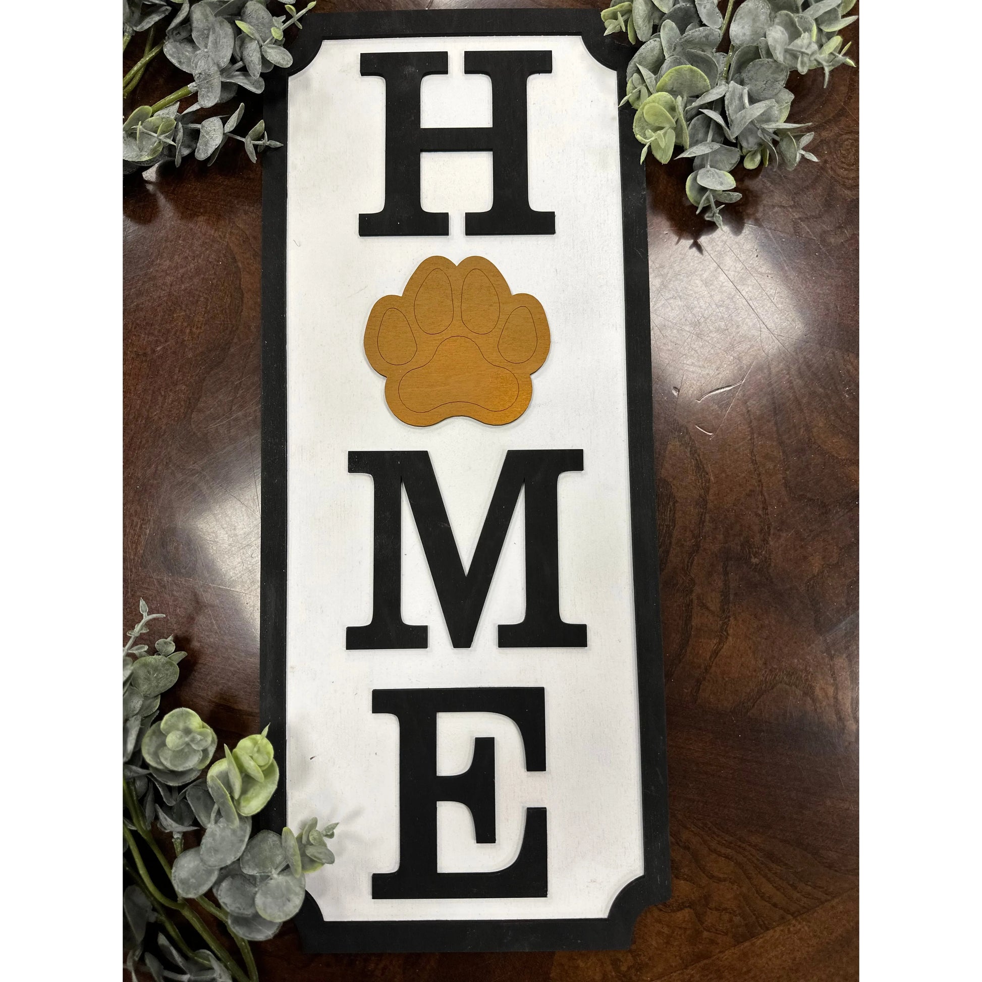 HOME Banner Sign Wall Decor   