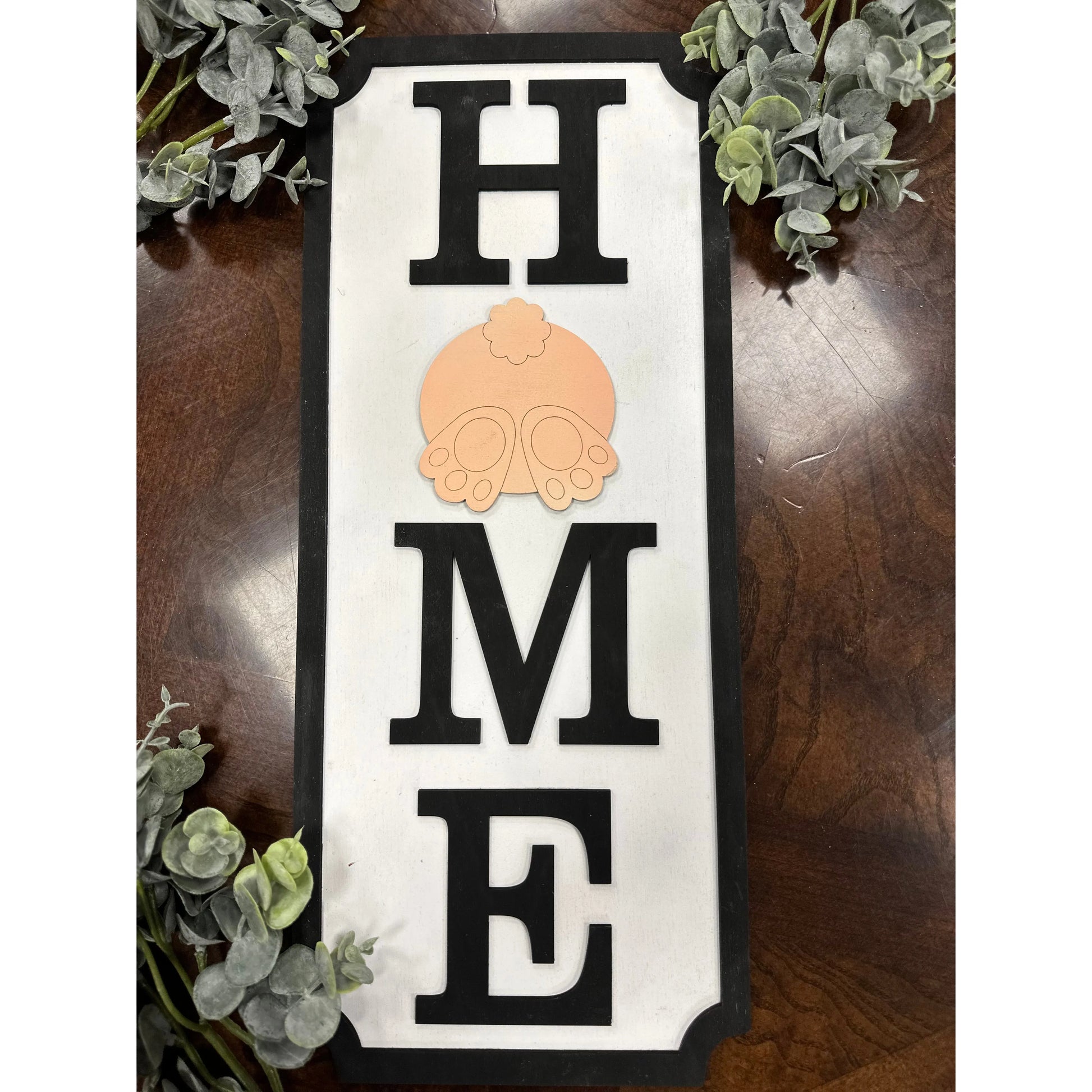HOME Banner Sign Wall Decor   