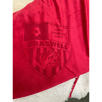 Embroidered or Laser Engraved - Sherpa Blanket Blankets