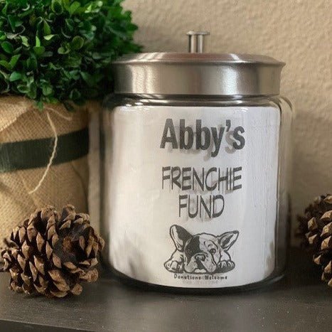 Laser-Etched Glass Jar Glass Jar