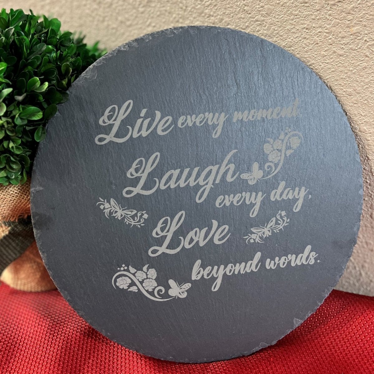Live, Laugh, Love | Slate Serving Platter - Nifty Decor & More