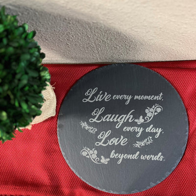 Live, Laugh, Love | Slate Serving Platter Slate Platter   