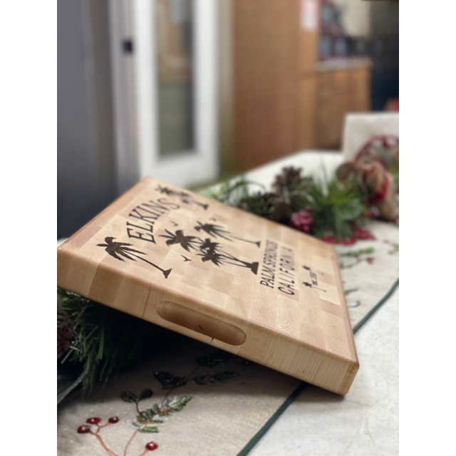 Maple End-Grain Butcher Block Cutting Boards