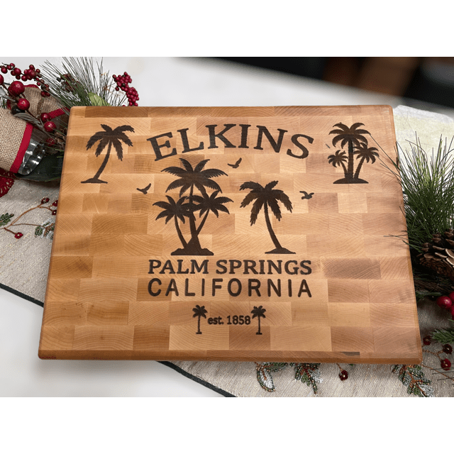 Personalized Charcuterie Guide Butcher Block - Nifty Decor & More