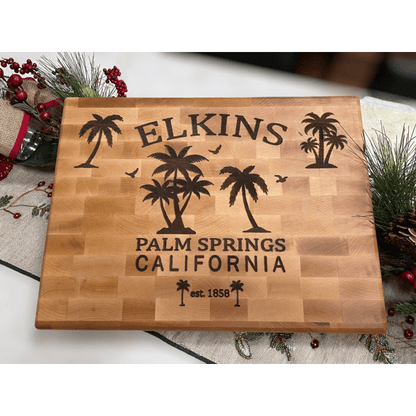 Personalized Charcuterie Guide Butcher Block - Nifty Decor & More