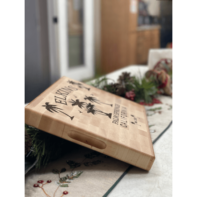 Personalized Charcuterie Guide Butcher Block - Nifty Decor & More