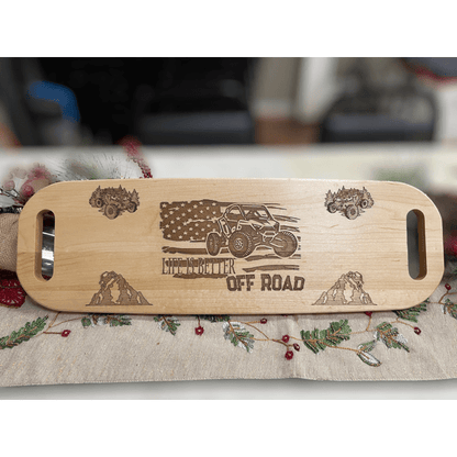 Personalized Maple Wood Charcuterie Board - Nifty Decor & More