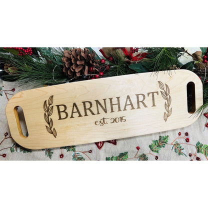 Personalized Maple Wood Charcuterie Board - Nifty Decor & More