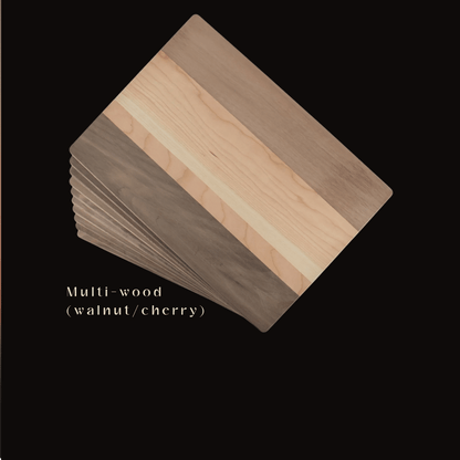 Personalized Multi - Wood Cutting Board - Nifty Decor & More