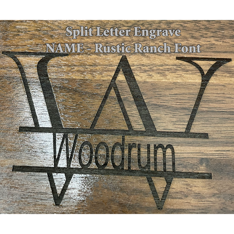 Monogrammed Walnut Cutting Board Walnut Boards   